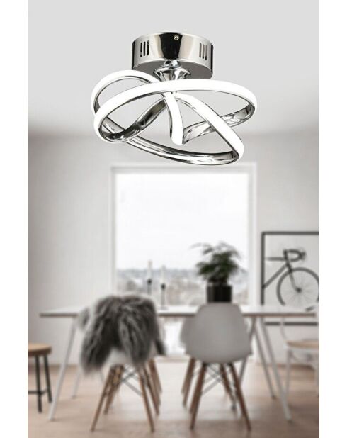 Vino Chrome kroonluchter in chroom - H.20cm