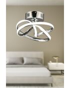 Vino Chrome kroonluchter in chroom - H.20cm