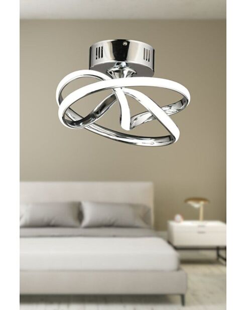 Vino Chrome kroonluchter in chroom - H.20cm