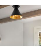 Lustre Berceste N 676 noir - H.24cm