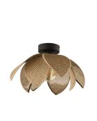 Kroonluchter 64888 beige/zwart - H.26cm