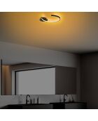 Lustre Moon 13327 noir - 46x33x6cm
