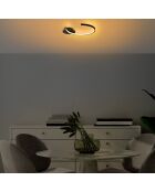 Lustre Moon 13327 noir - 46x33x6cm