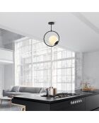 Lustre GMN 000013 noir - H.39cm
