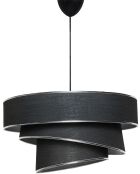 Kronleuchter Couper schwarz/silber - H.72cm