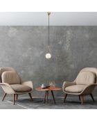 Lampadario Mudonı Mr 937 1 in oro - H.136cm