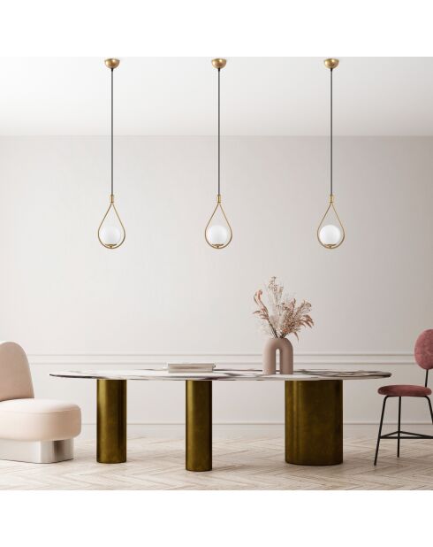 Lustre Mudonı Mr 937 1 doré - H.136cm