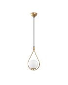 Lampadario Mudonı Mr 937 1 in oro - H.136cm