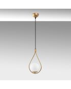 Lampadario Mudonı Mr 937 1 in oro - H.136cm