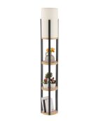 Circle Nora Stehleuchte natur/schwarz - H.135cm