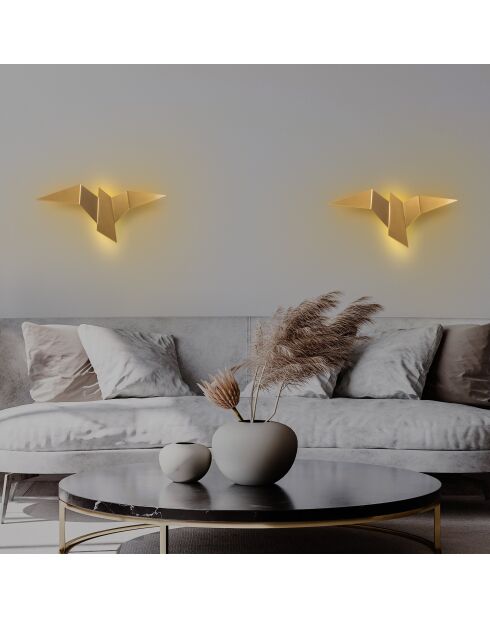 Applique murale Pacalı 13503 L dorée - 56x14x24cm