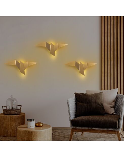 Applique murale Pacalı 13503 L dorée - 56x14x24cm