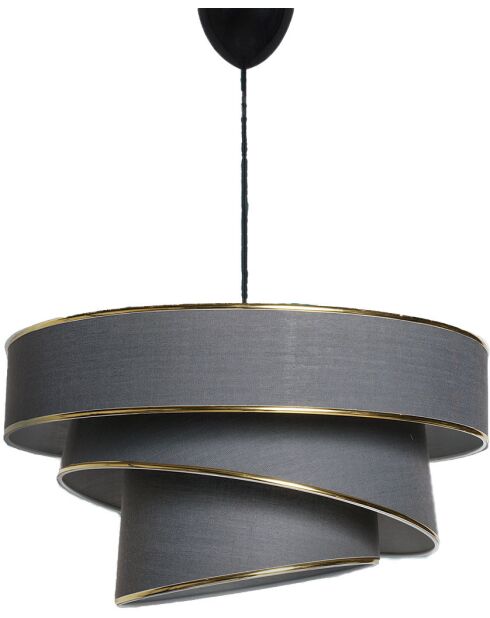 Kronleuchter Couper anthrazit/gold - H.72cm