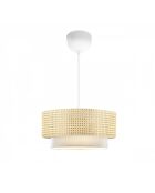 Kroonluchter 241601 beige - H.70cm