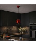 Lámpara Orbıt 15 16300 B roja - H.111cm