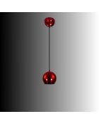 Lámpara Orbıt 15 16300 B roja - H.111cm