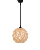 Lustre 190 KE écru/marron - H.55cm