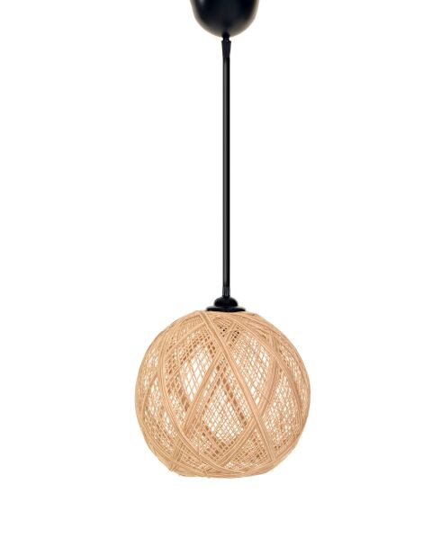 Lustre 190 KE écru/marron - H.55cm