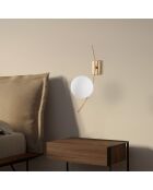 Lampada da parete dorata Hilal 3822 - 15x25x44cm