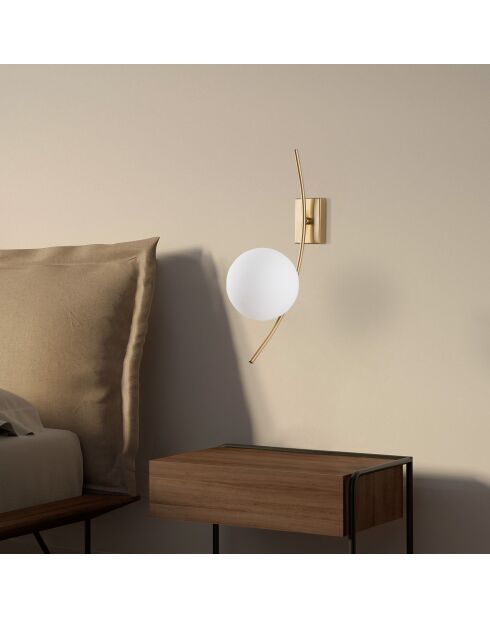 Lampada da parete dorata Hilal 3822 - 15x25x44cm