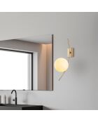 Lampada da parete dorata Hilal 3822 - 15x25x44cm