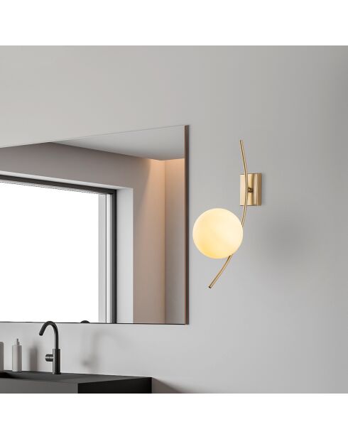 Lampada da parete dorata Hilal 3822 - 15x25x44cm