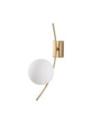 Lampada da parete dorata Hilal 3822 - 15x25x44cm