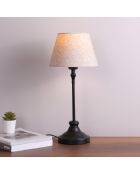AYD 3233 cremefarbene Tischlampe - 22x14x48cm