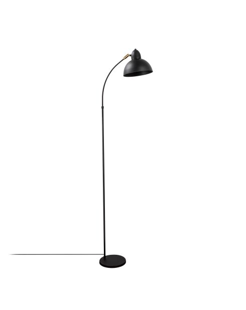 Varzan 10855 antike schwarze Stehlampe - H.162cm