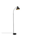 Varzan 10855 antike schwarze Stehlampe - H.162cm