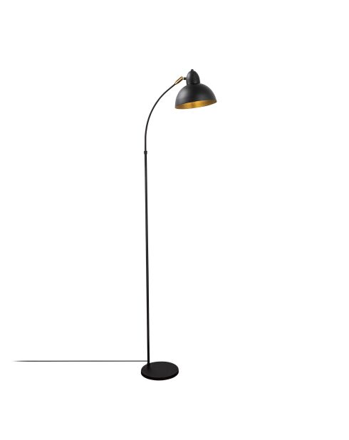 Varzan 10855 antike schwarze Stehlampe - H.162cm