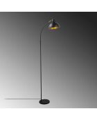 Varzan 10855 antike schwarze Stehlampe - H.162cm