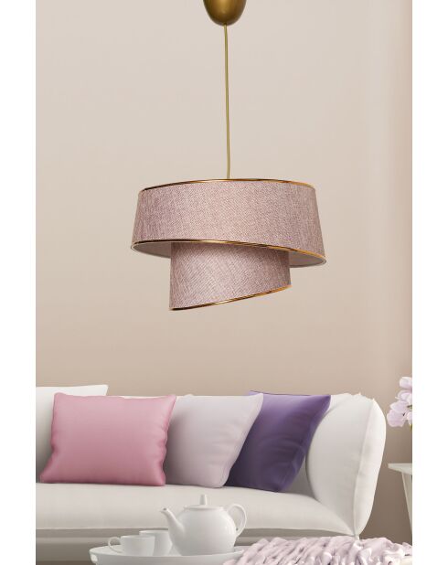 Barette gouden kroonluchter - H.70cm