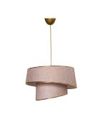 Barette gouden kroonluchter - H.70cm