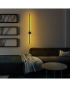 Applique murale Sword 13484 noire - 91x10x7cm