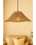 Lámpara Mirae beige - H.52cm