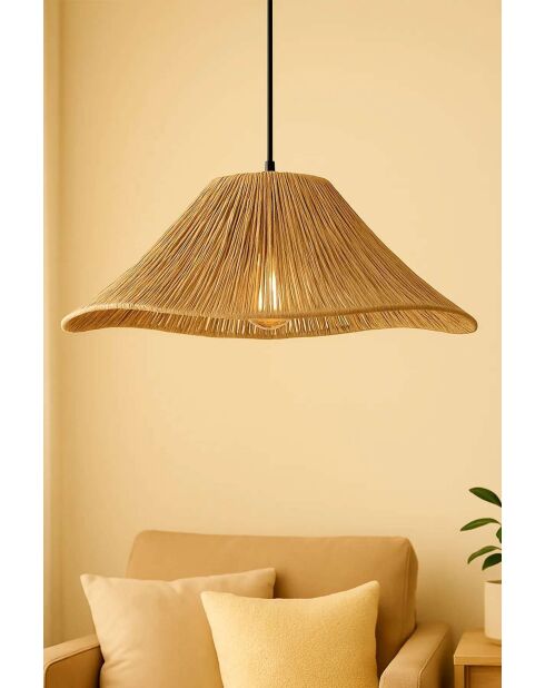 Lámpara Mirae beige - H.52cm