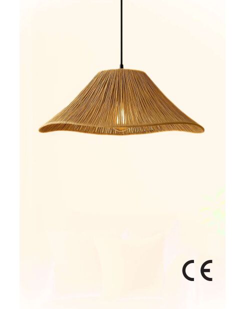 Lámpara Mirae beige - H.52cm