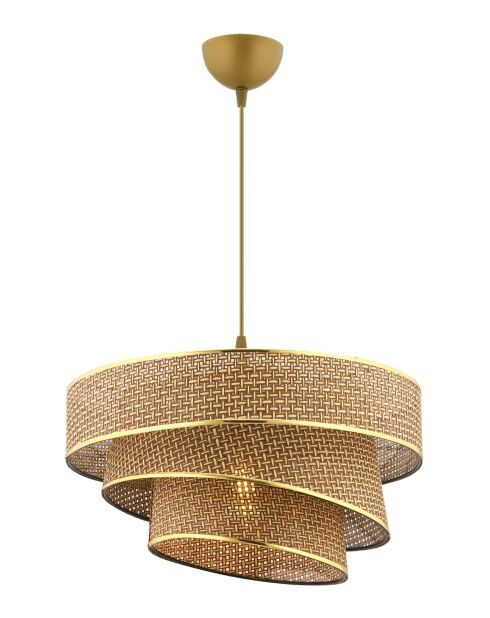 Kronleuchter Couper Hazeran beige/gold - H.72cm