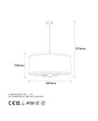 Lustre Way 11655 ancien - 60x60x83cm