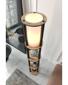 KS 11107 lampada da terra in noce - H.150cm