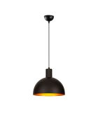 Sivani MR 306 schwarz/goldener Kronleuchter - H.117cm