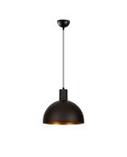 Sivani MR 306 schwarz/goldener Kronleuchter - H.117cm