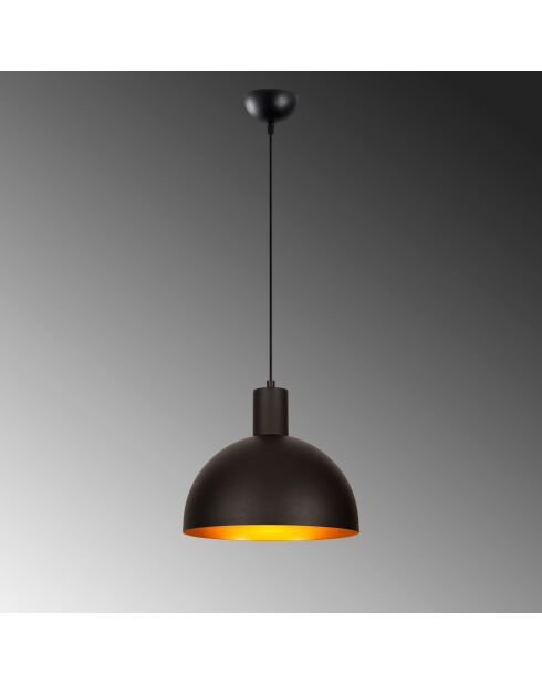 Sivani MR 306 schwarz/goldener Kronleuchter - H.117cm