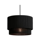 BK073 zwarte kroonluchter - H.60cm