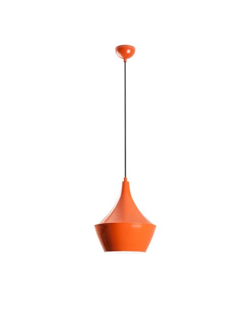 Tom orangefarbener Kronleuchter - H.130cm
