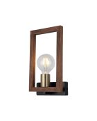 Era 73 19 Antiquitäten/schwarze Wandleuchte - H.30cm