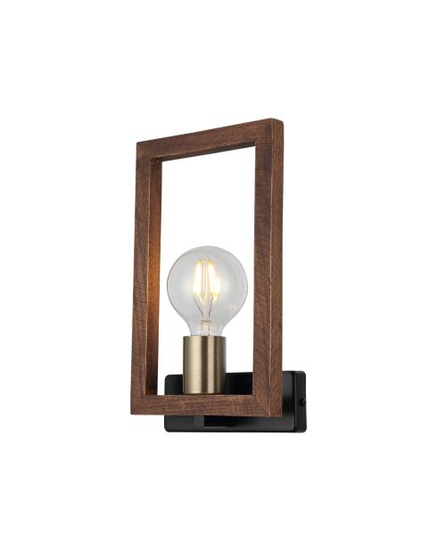 Era 73 19 Antiquitäten/schwarze Wandleuchte - H.30cm