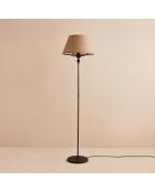 AYD 3482 beige/schwarze Stehleuchte - H.150cm