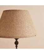 AYD 3482 beige/schwarze Stehleuchte - H.150cm